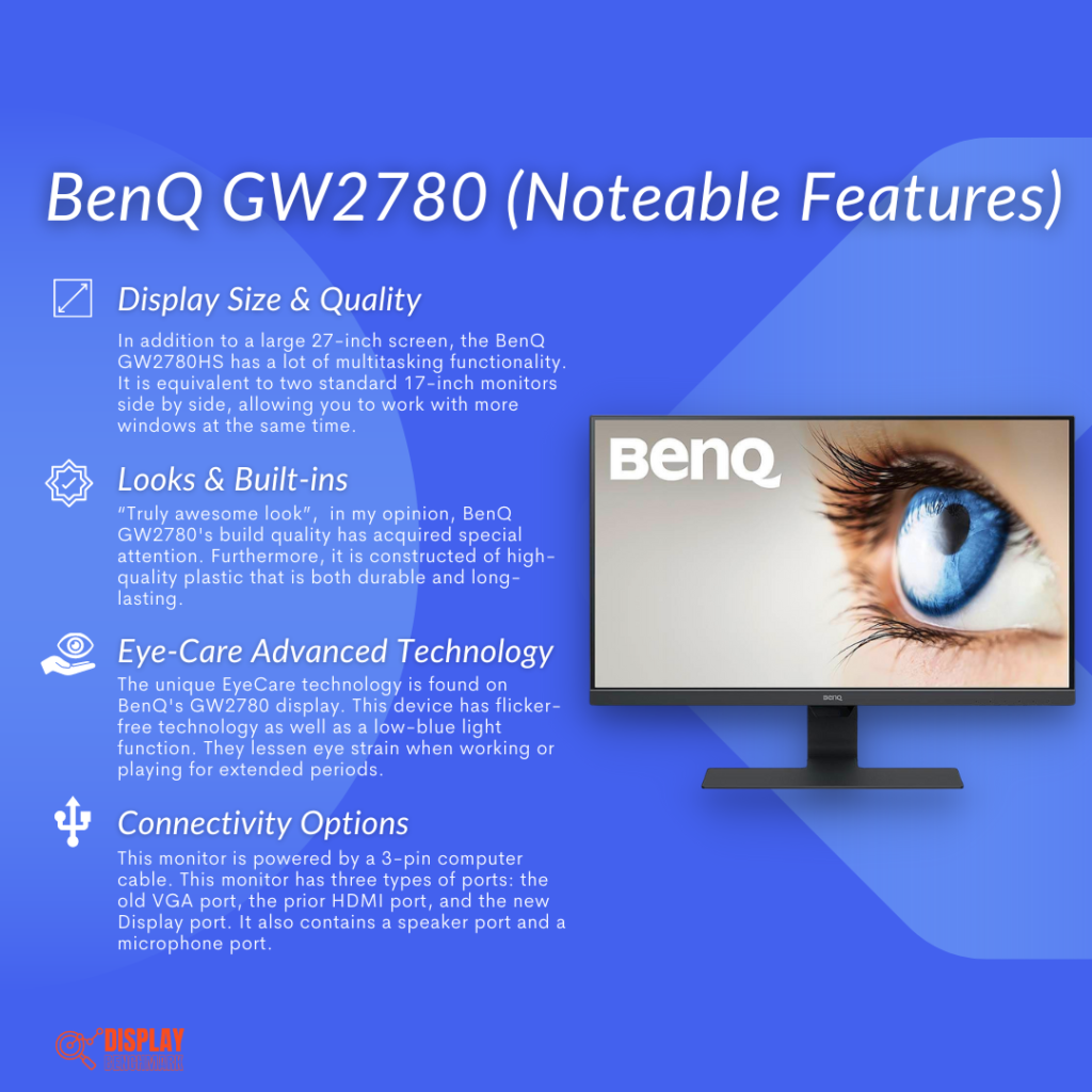BenQ GW2780 Features