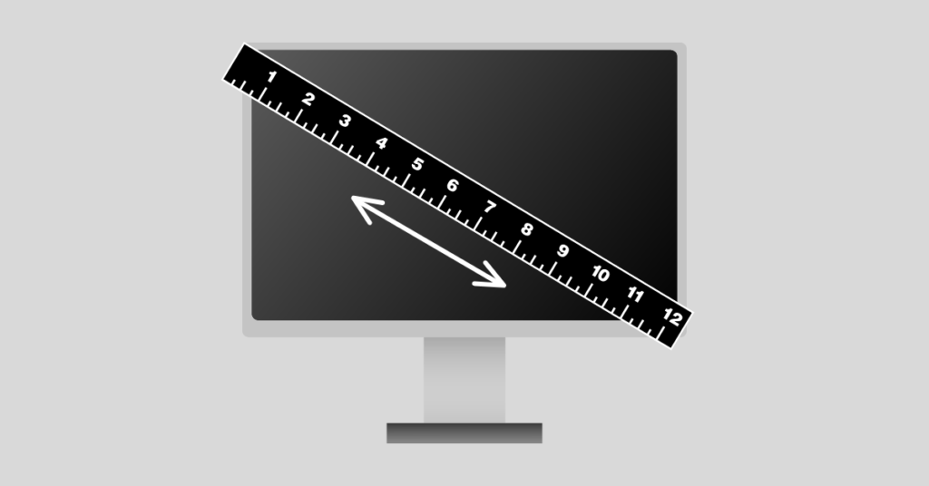 Measure Monitor Size